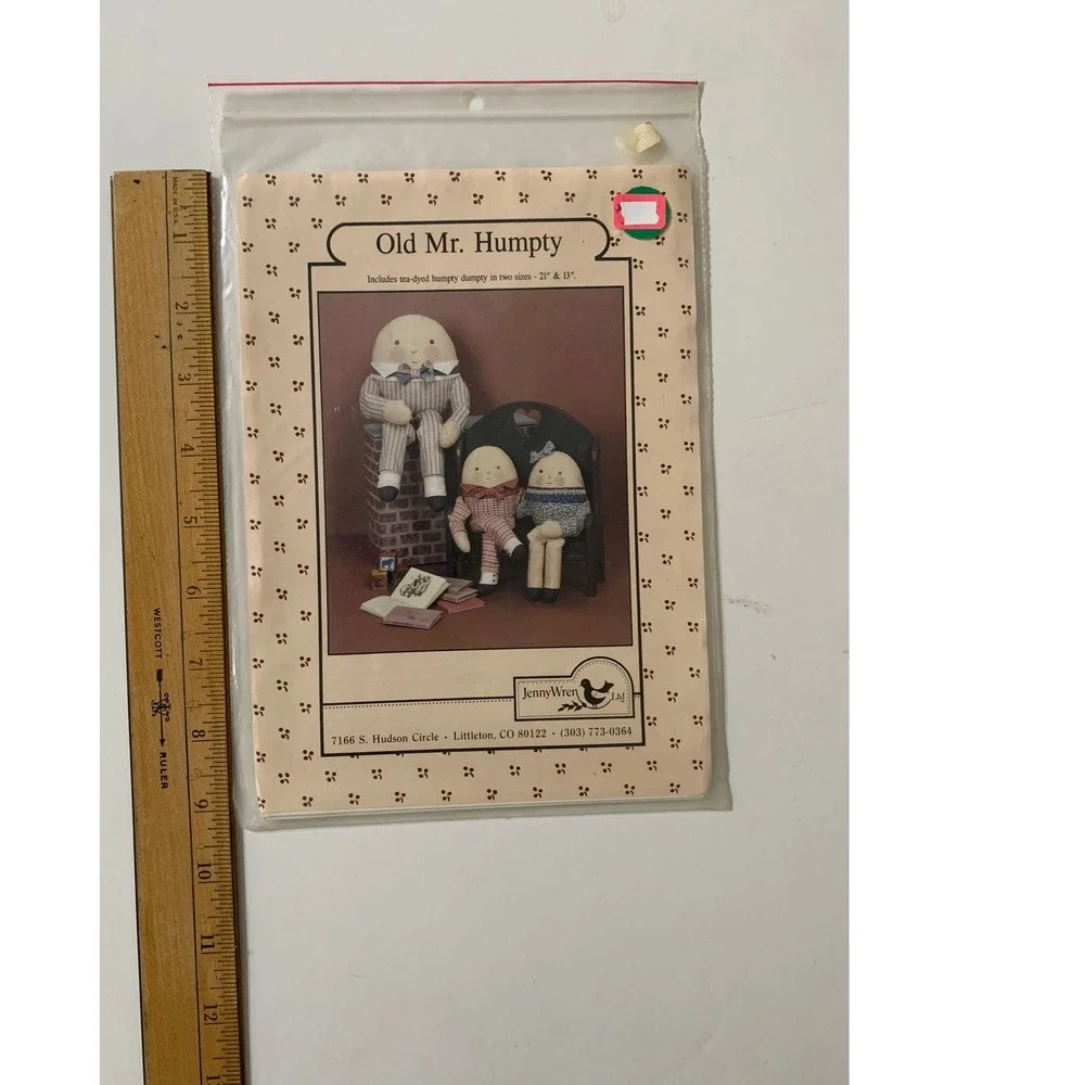 Jenny Wren Ltd Vintage Sewing Patterns Lot Humpty Dumpty Clowns‎ Granny's Choice